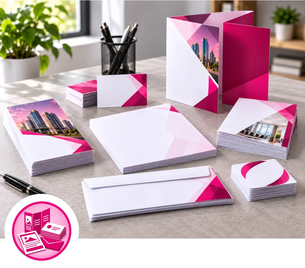 Impression petit format : flyers, cartes et papeterie