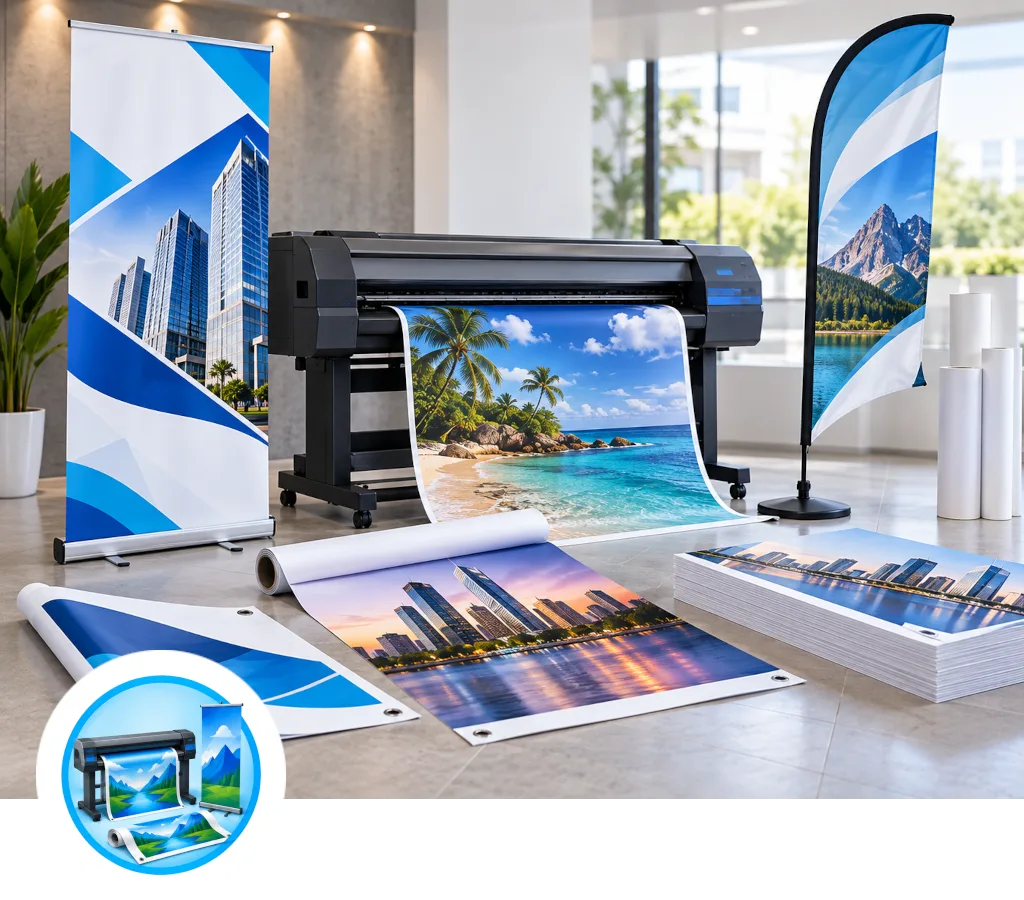Impression grand format : bâches, kakémonos et affiches
