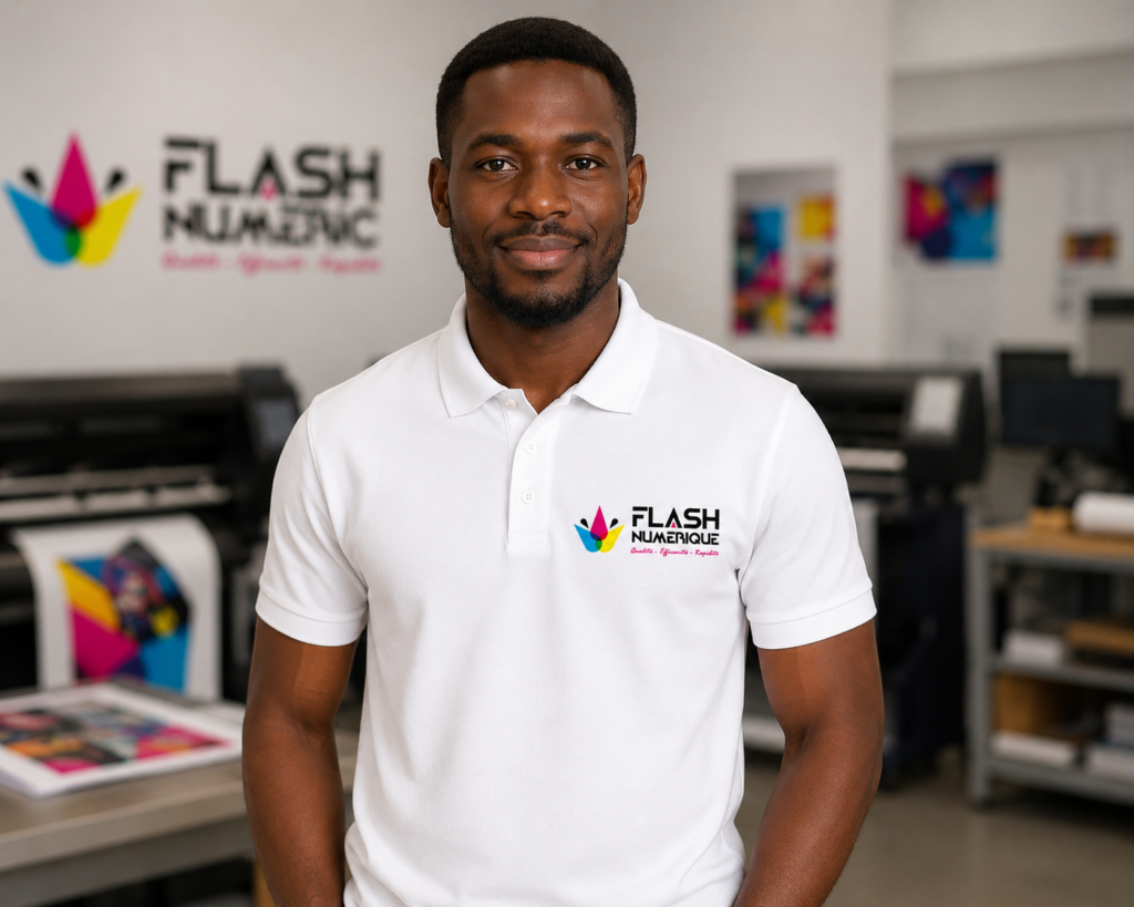 Membre de l'équipe Flash Numérique dans l'atelier