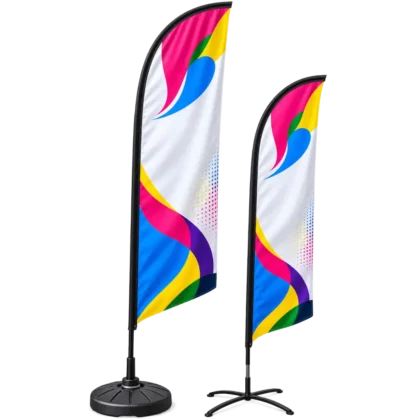 Oriflamme personnalisé — 75×200cm