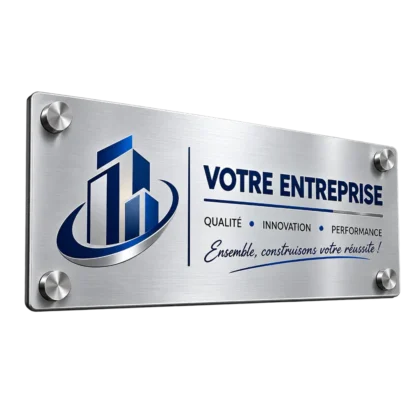 Plaque aluminium