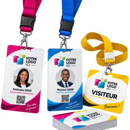Badges PVC personnalisés