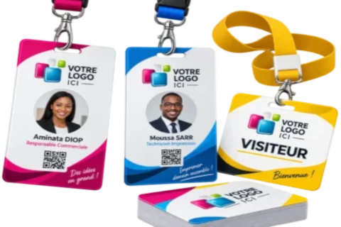 Badges PVC personnalisés