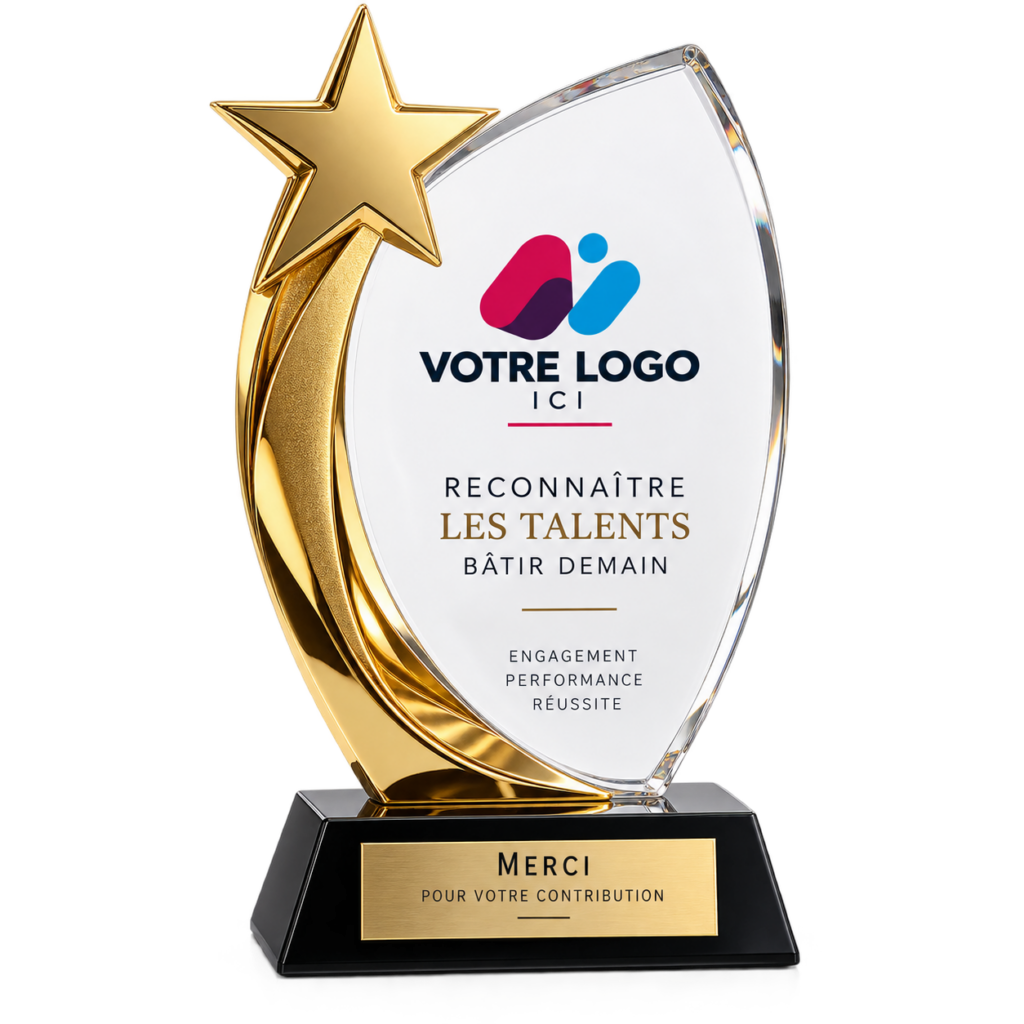 Trophée personnalisé