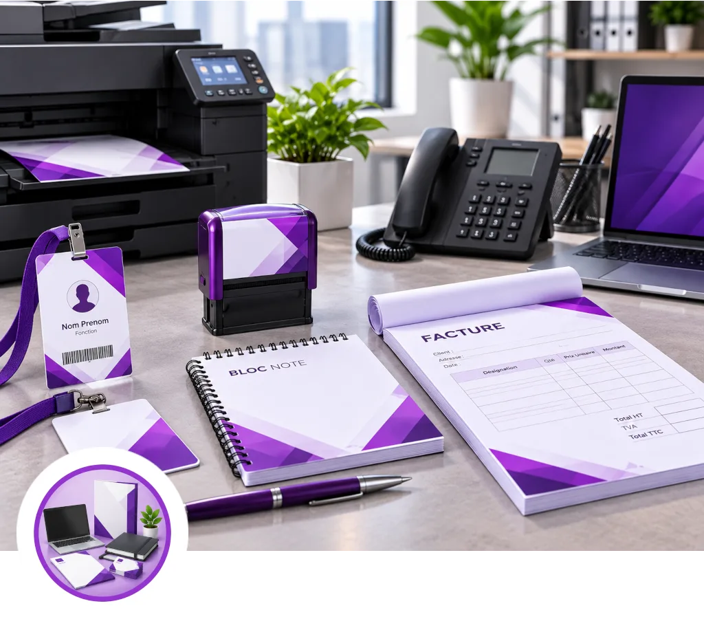 Solutions pour entreprise : papeterie et supports de bureau